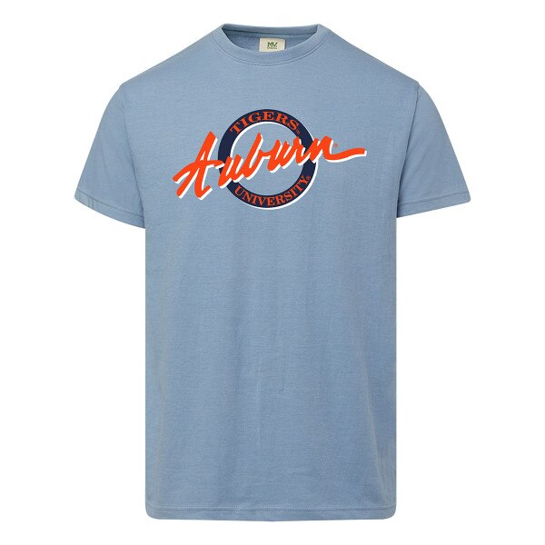 Auburn Retro Circle T-Shirt blue